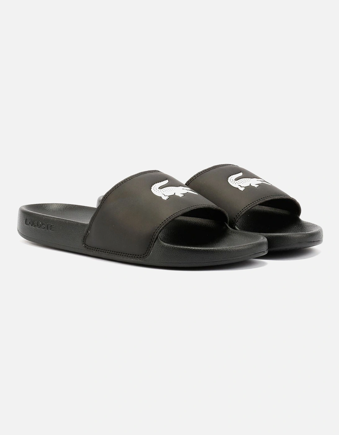 Lacoste Men's Black Serve Slide 0.0 Slides - : 11 Size 11