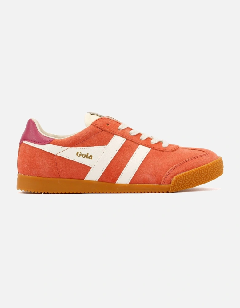 Elan Suede Women's Hot Coral/Off White/ Fuchsia Trainers