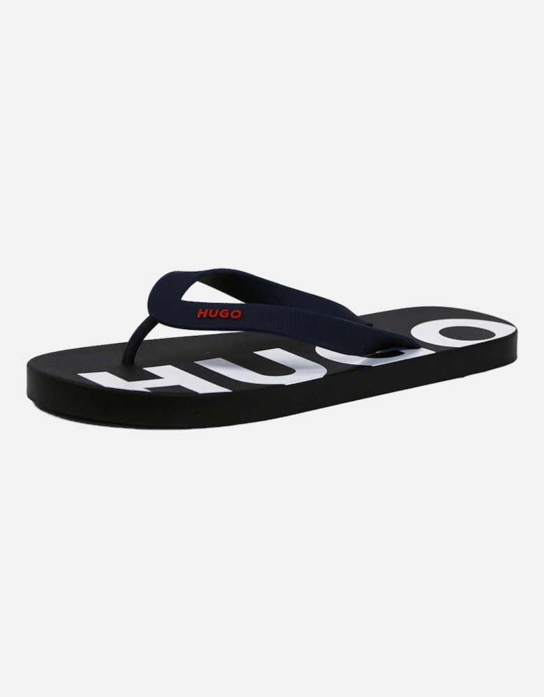 Arvel Flip Flops, Dark Blue