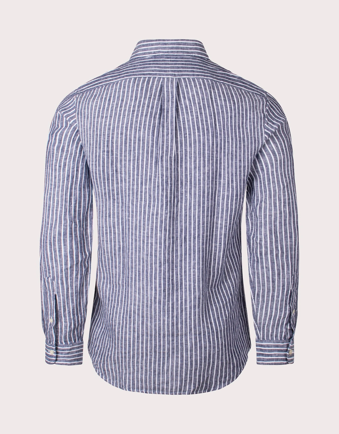 Custom Fit Striped Linen Shirt