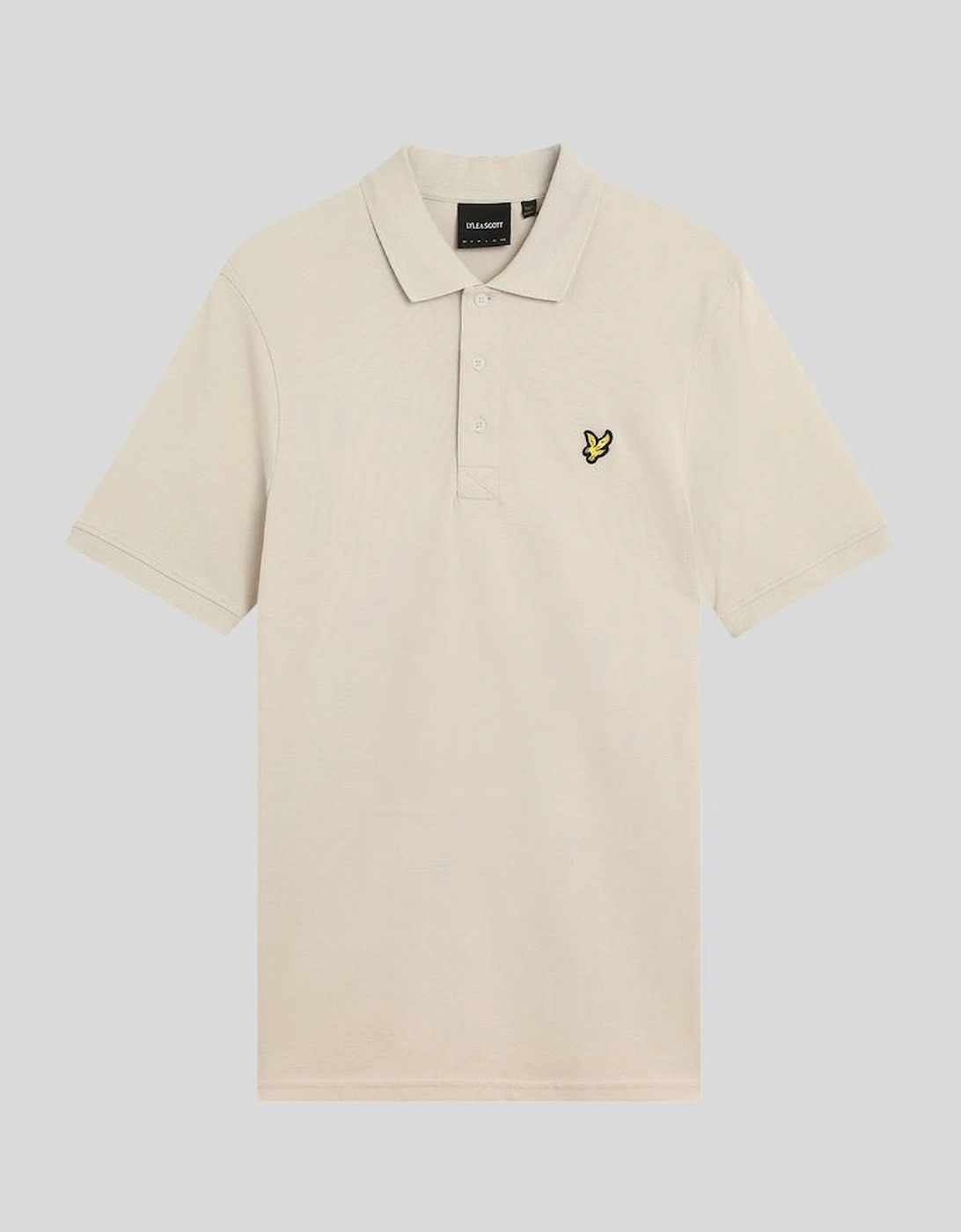 Lyle And Scott Men's Grey Cotton Polo Shirt  48/Regular 4XL