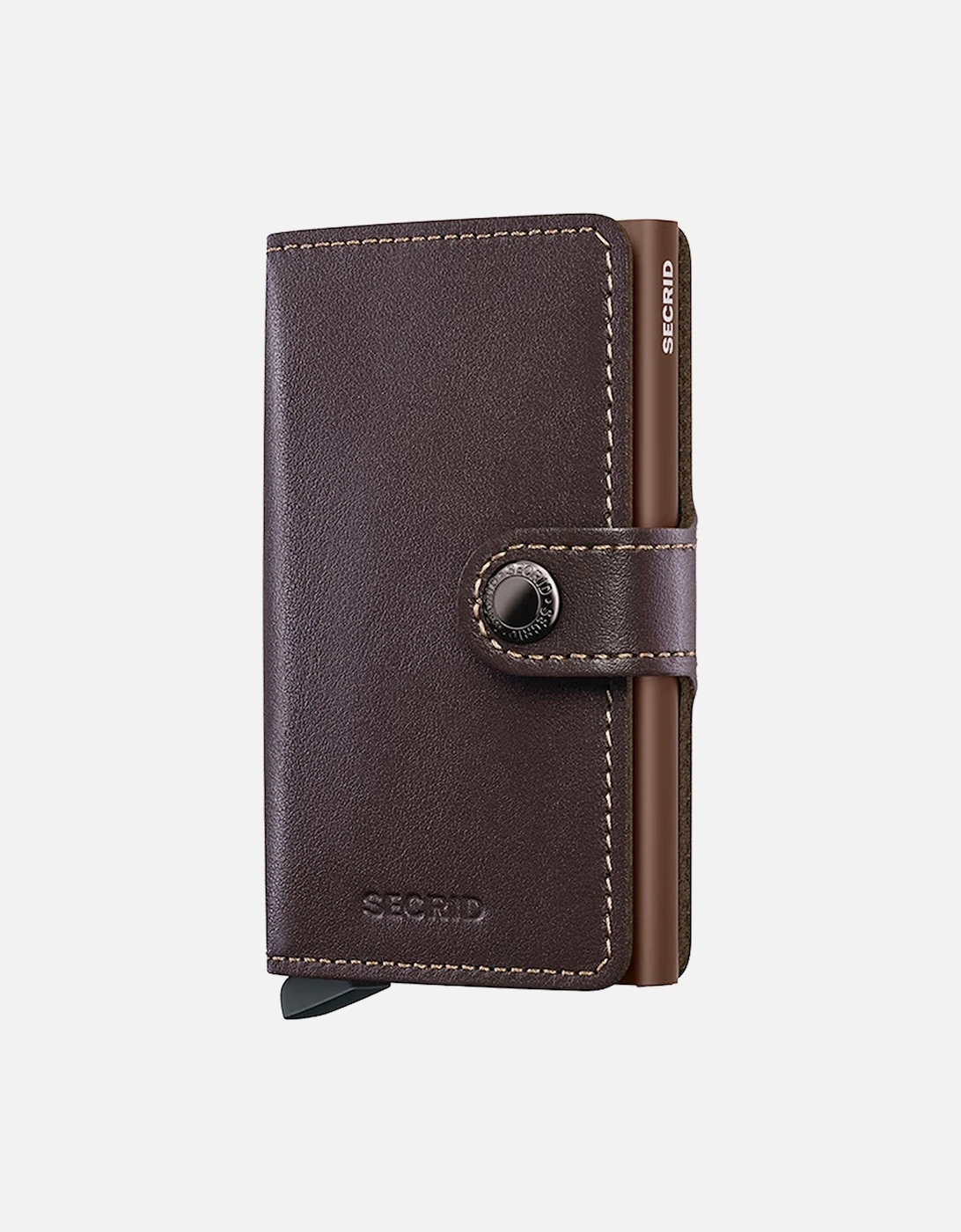 Secrid Unisex Brown Mini Wallet Original Leather Extra Large