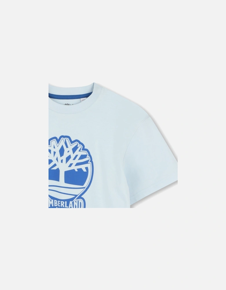 Boys Pale Logo Top