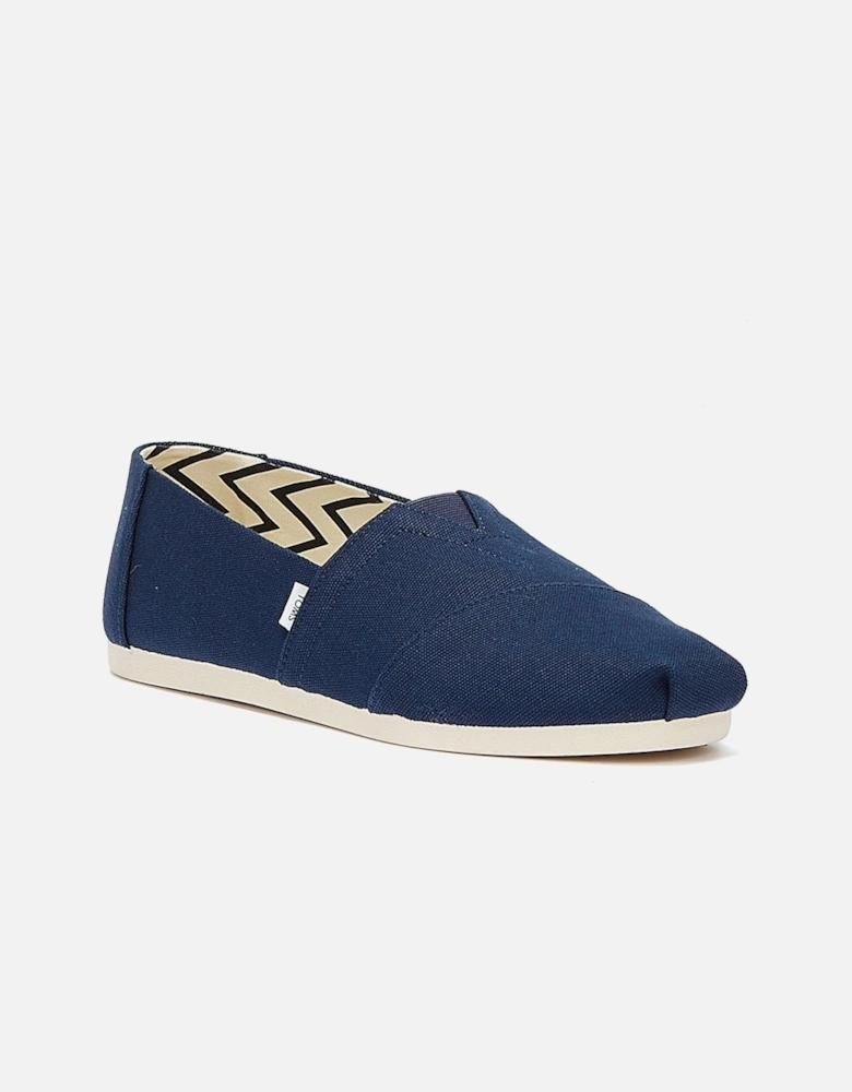 Alpargata Cotton Canvas Mens Navy Espadrilles