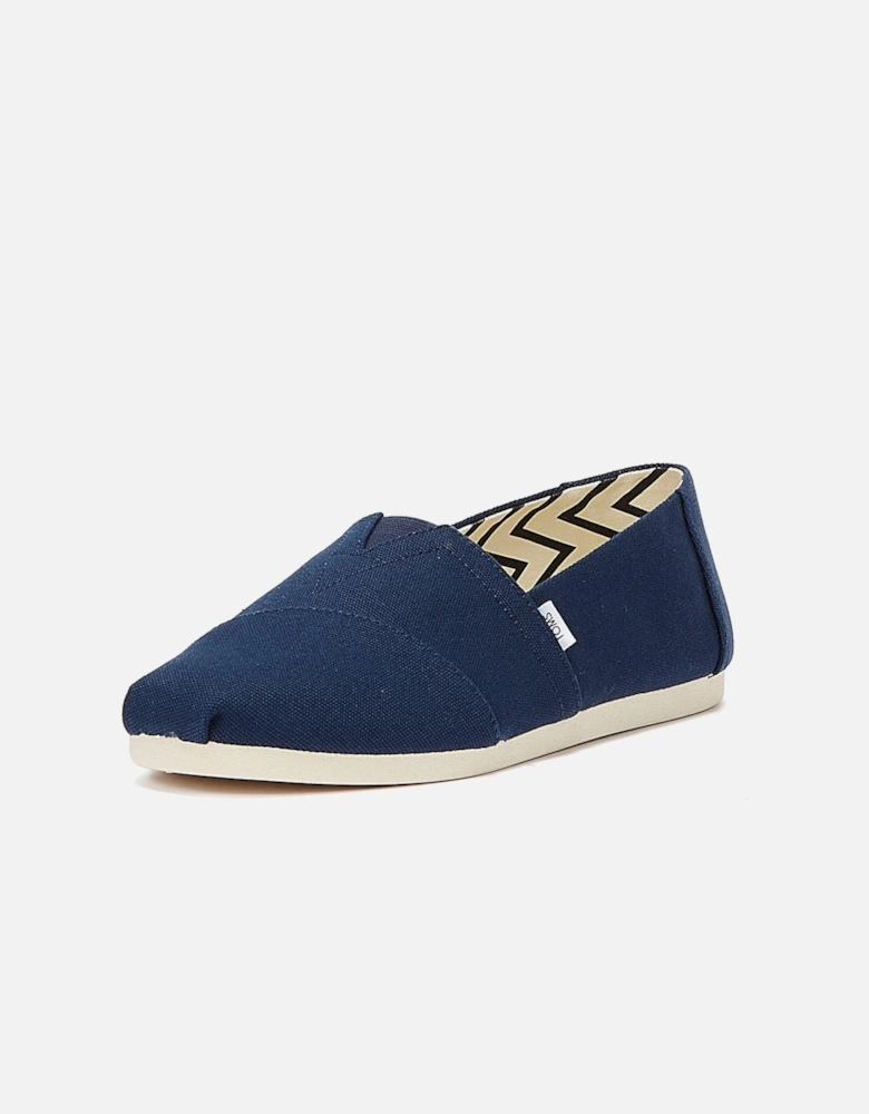 Alpargata Cotton Canvas Mens Navy Espadrilles