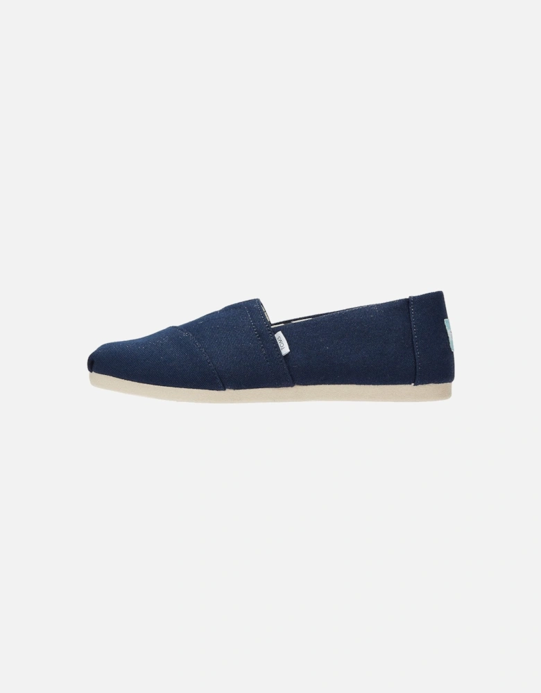 Alpargata Cotton Canvas Mens Navy Espadrilles