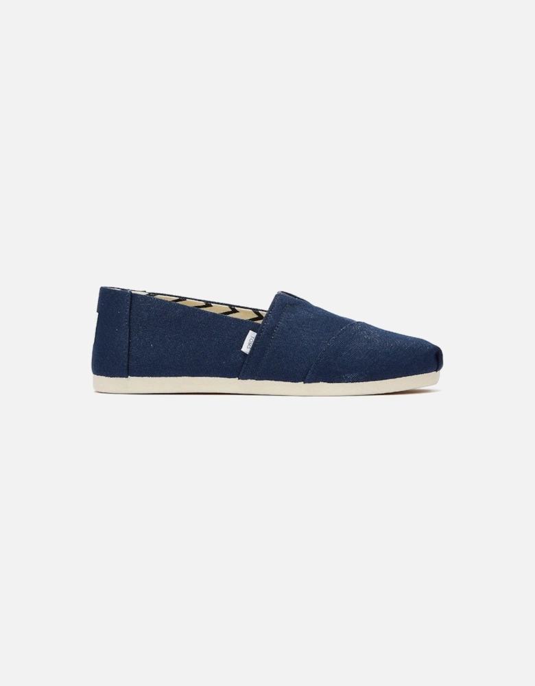 Alpargata Cotton Canvas Mens Navy Espadrilles