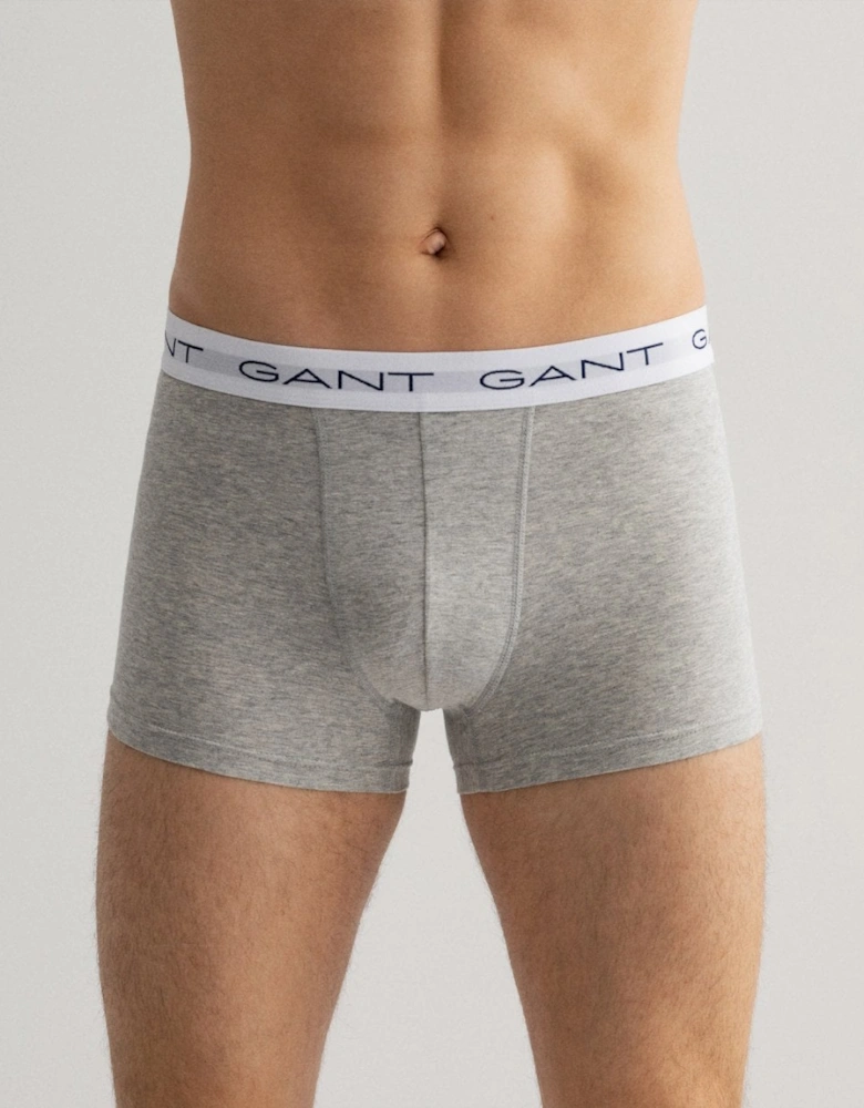 3 Pack Mens Cotton Trunks