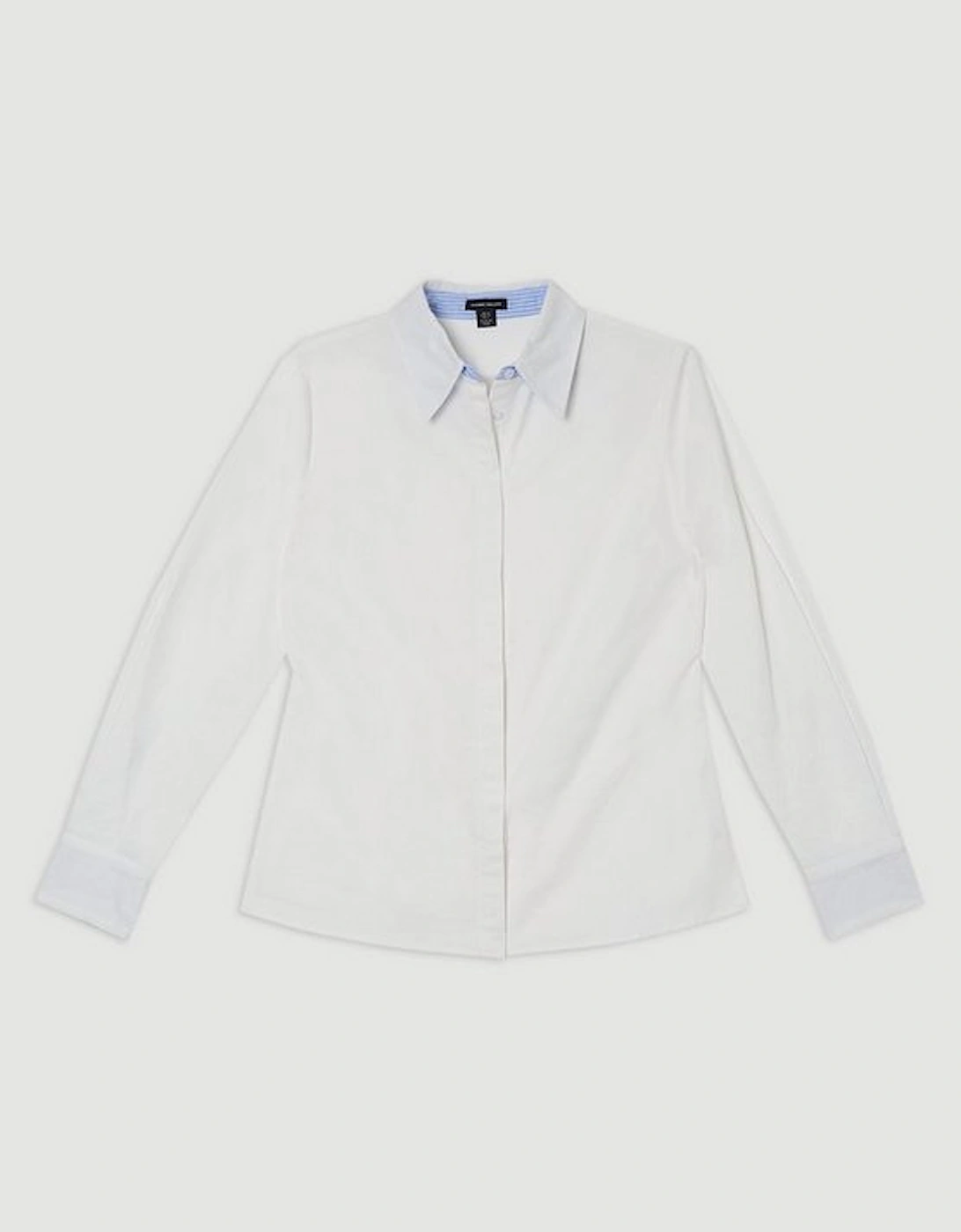 Cotton Contrast Tailored Shirt