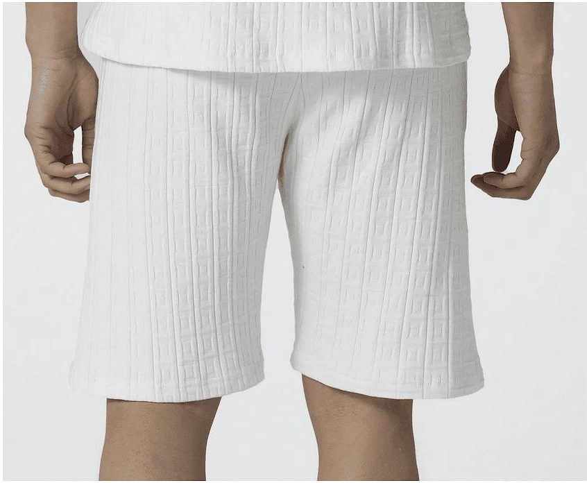 Farton Movilton Textured Bone White Short Set