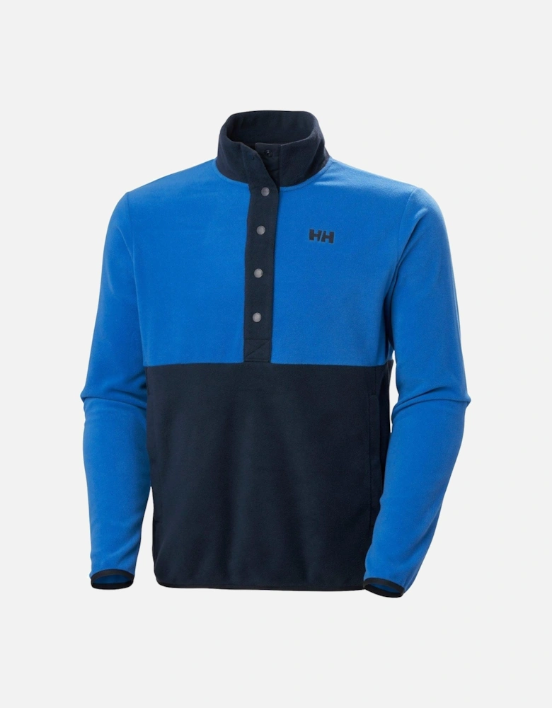 Mens Daybreaker Snap Pullover Fleece - Blue