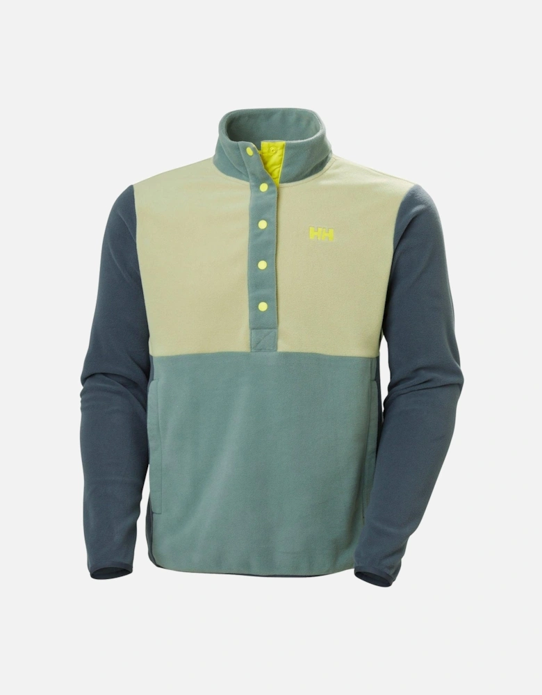 Mens Daybreaker Snap Pullover Fleece - Green