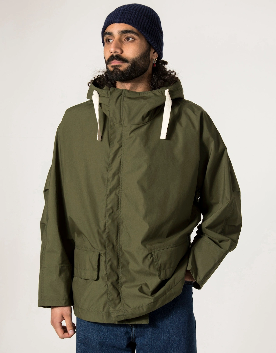 Oversized Hooded Deck Jacket