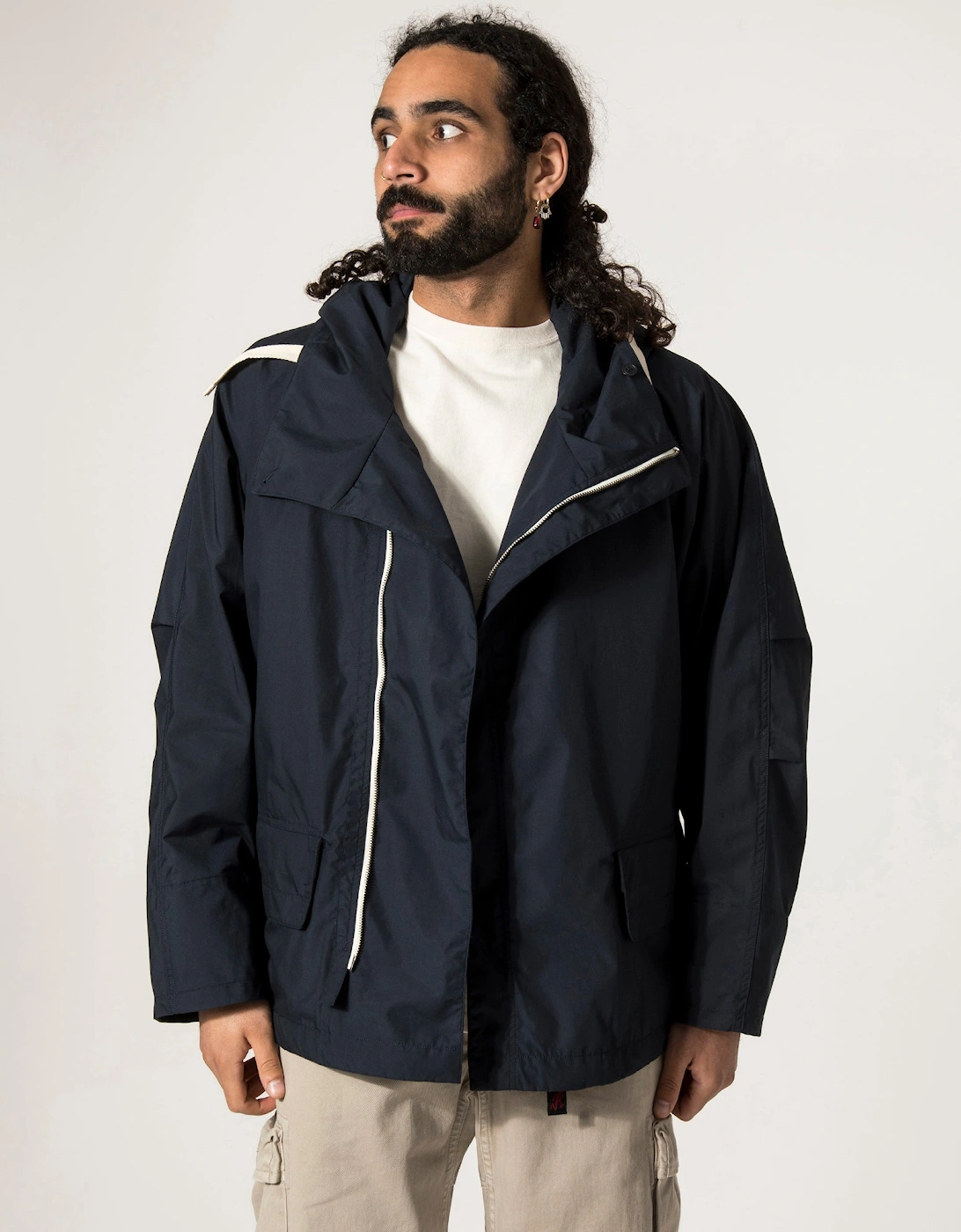 Oversized Hooded Deck Jacket