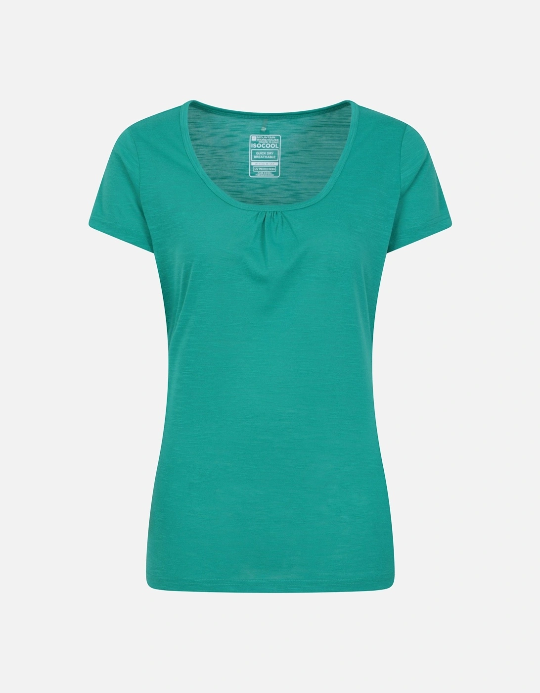 Mountain Warehouse Women's Blue/Green / Agra Quick Dry T-Shirt  8 Size 8 Uk