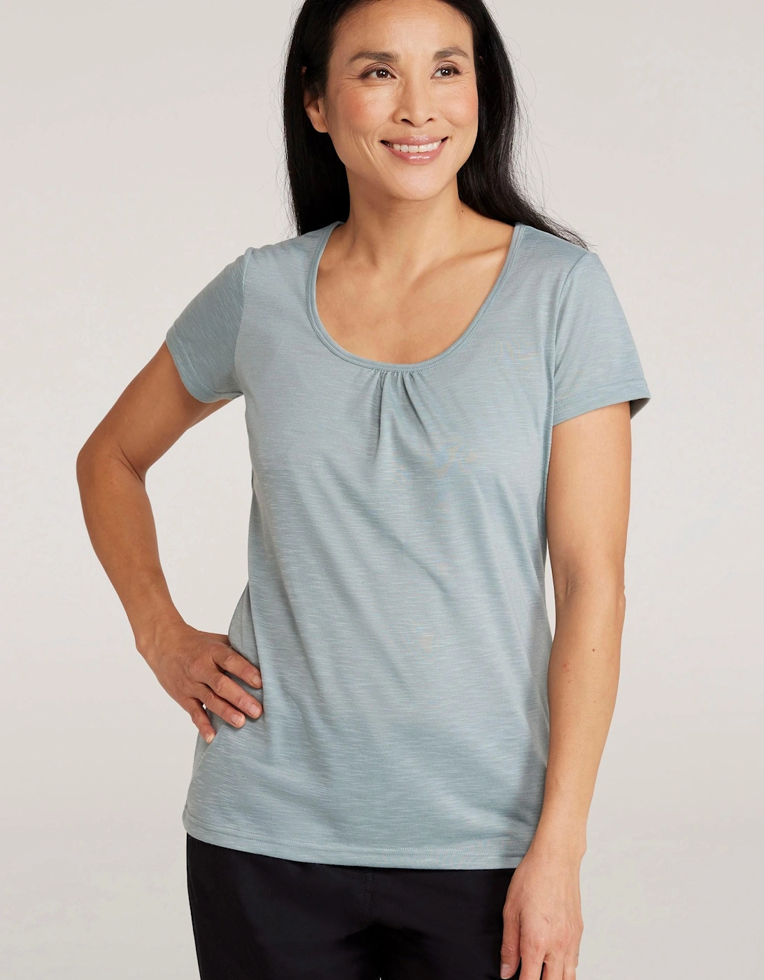 Mountain Warehouse Women's Green / Agra Quick Dry T-Shirt  8 Size 8 Uk