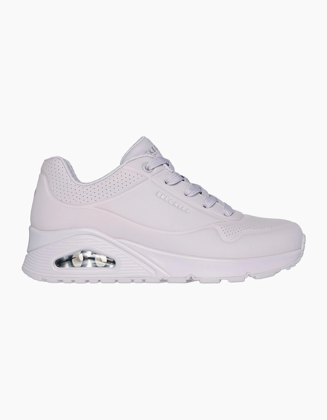 Skechers Women's Skechers Womens Uno Stand On Air Memory Foam Skech-Air Trainers - Purple