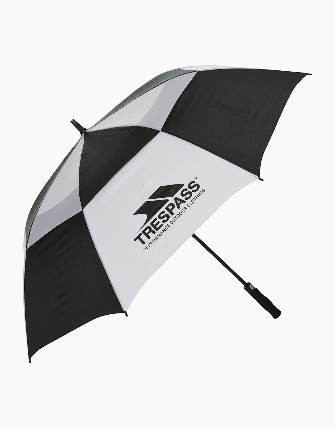 Trespass Trespass Printed Golf Double Layer Windproof Umbrella - Black