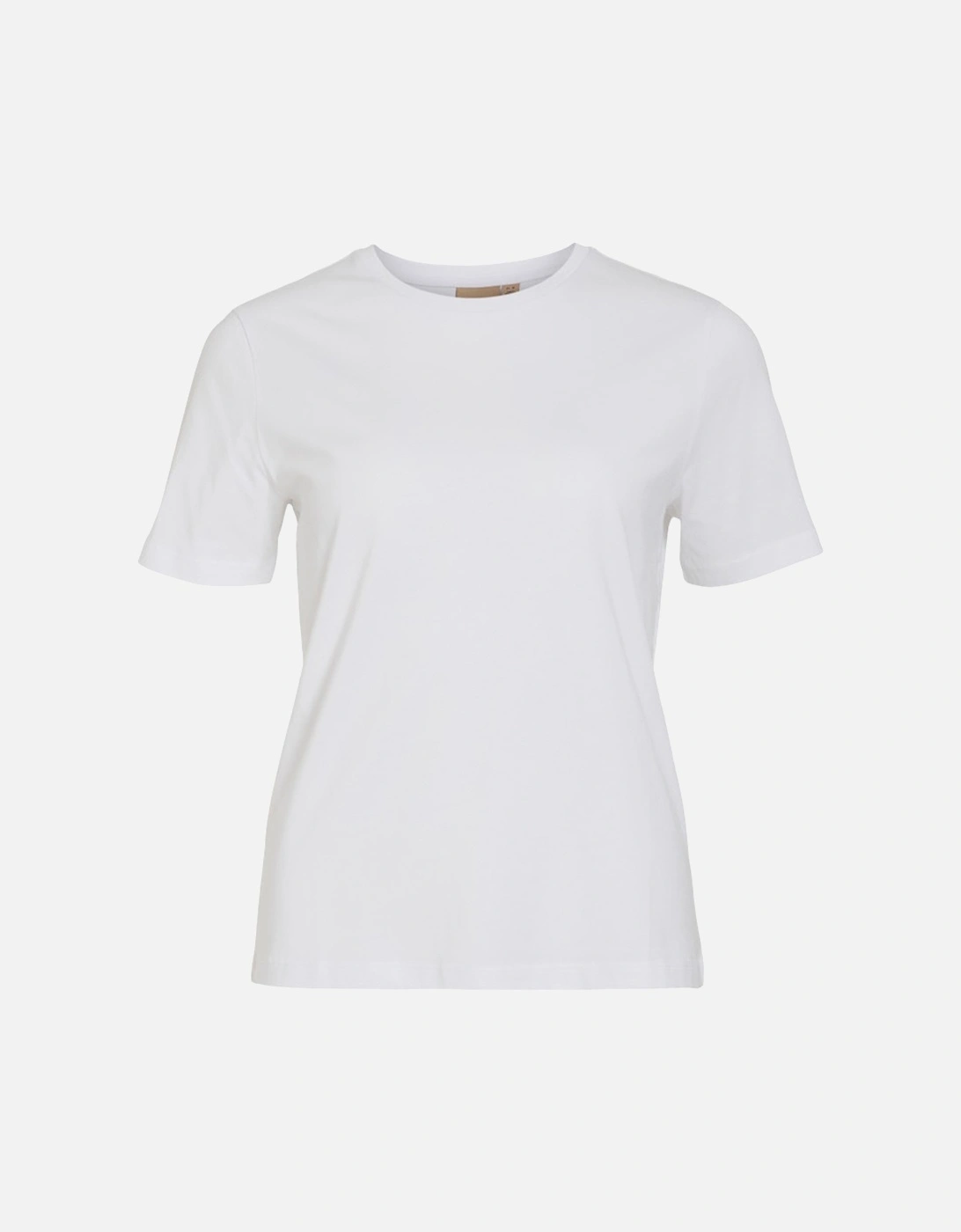 Pima Short Sleeve O-neck Tee Bright White