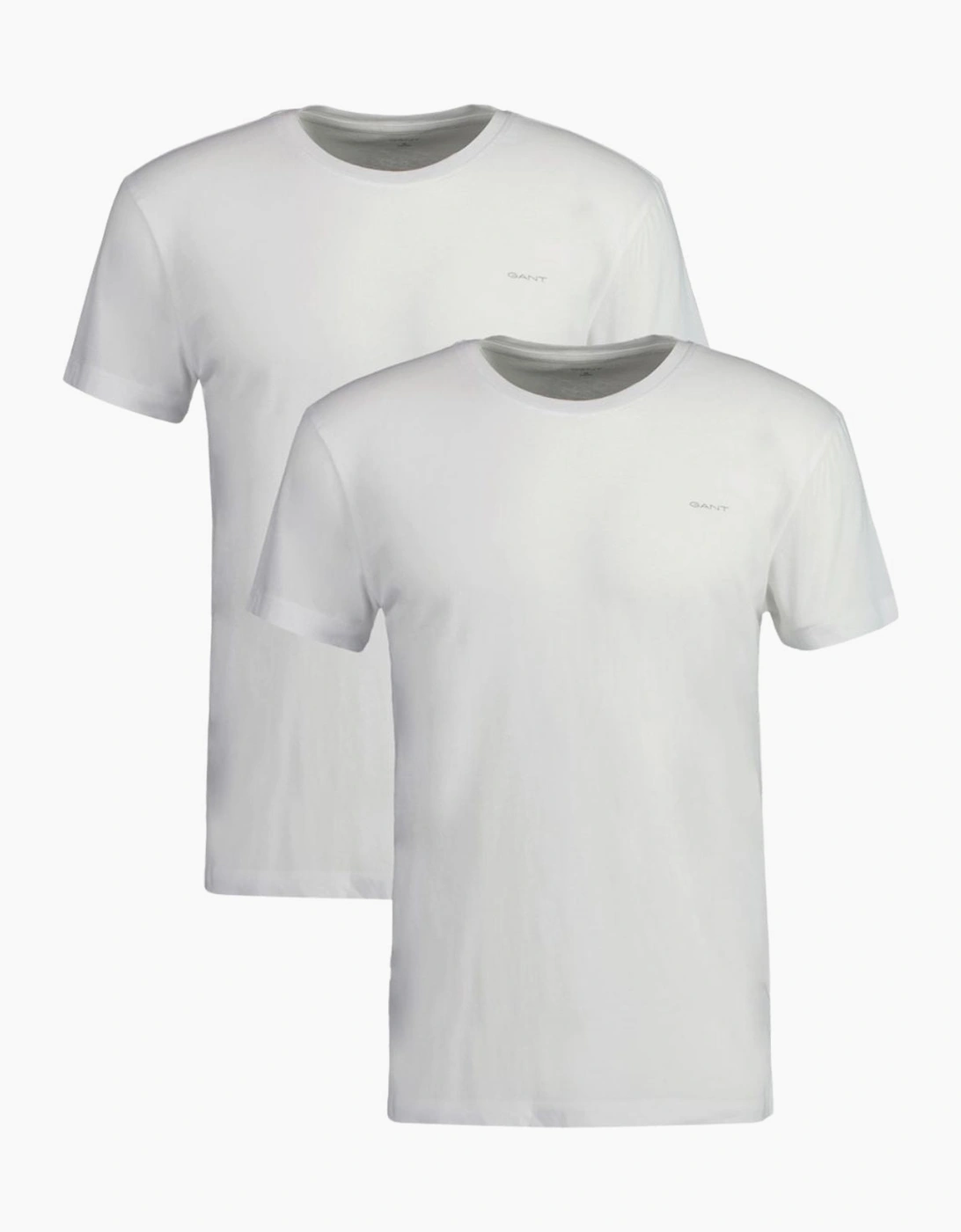 Gant Men's White 2-Pack Crew-Neck T-Shirts, - Size: 38