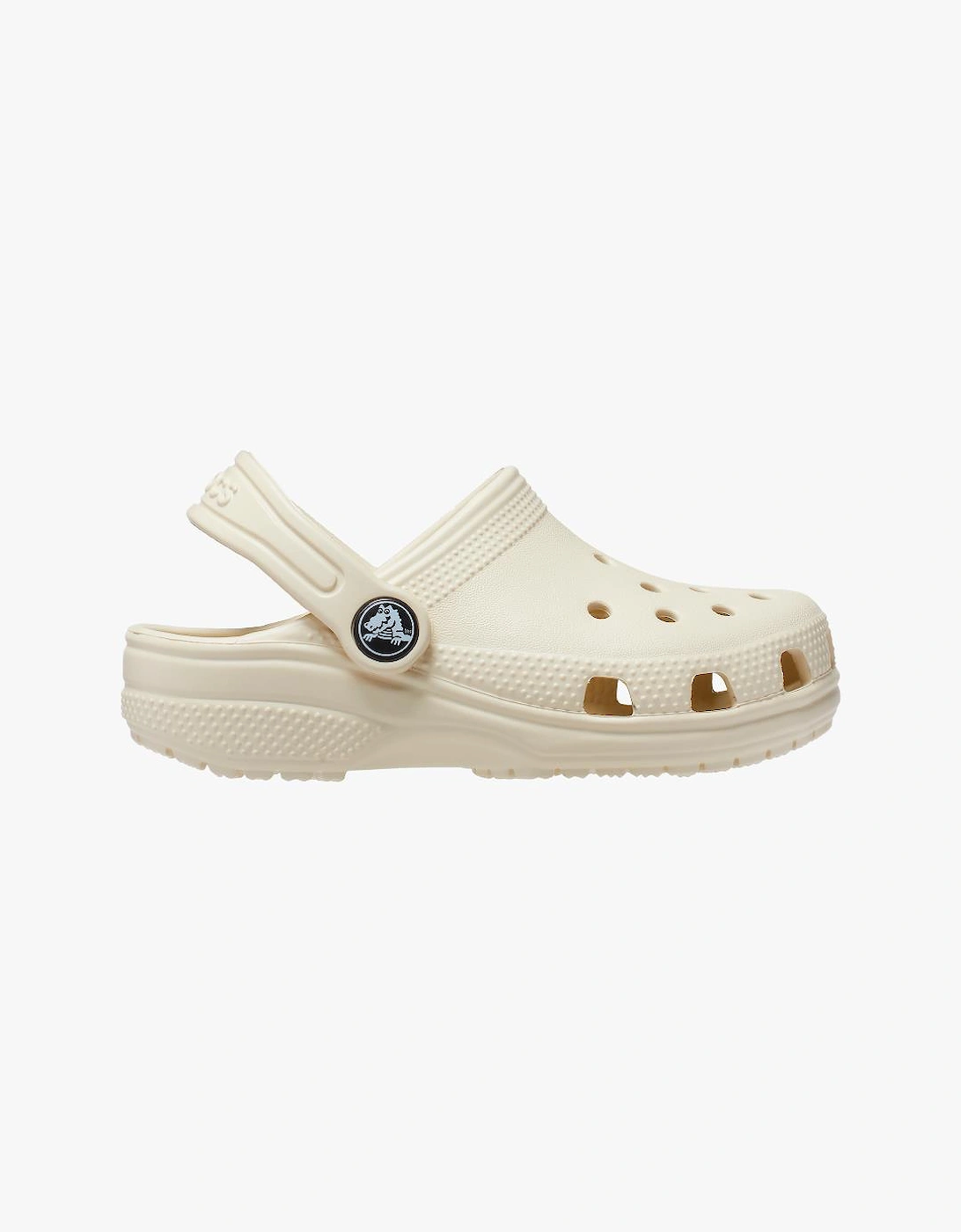 Crocs Unisex Cream 206990-2Y2 Classic Toddler Clogs Bone - Size: Uk 7 Small Kids