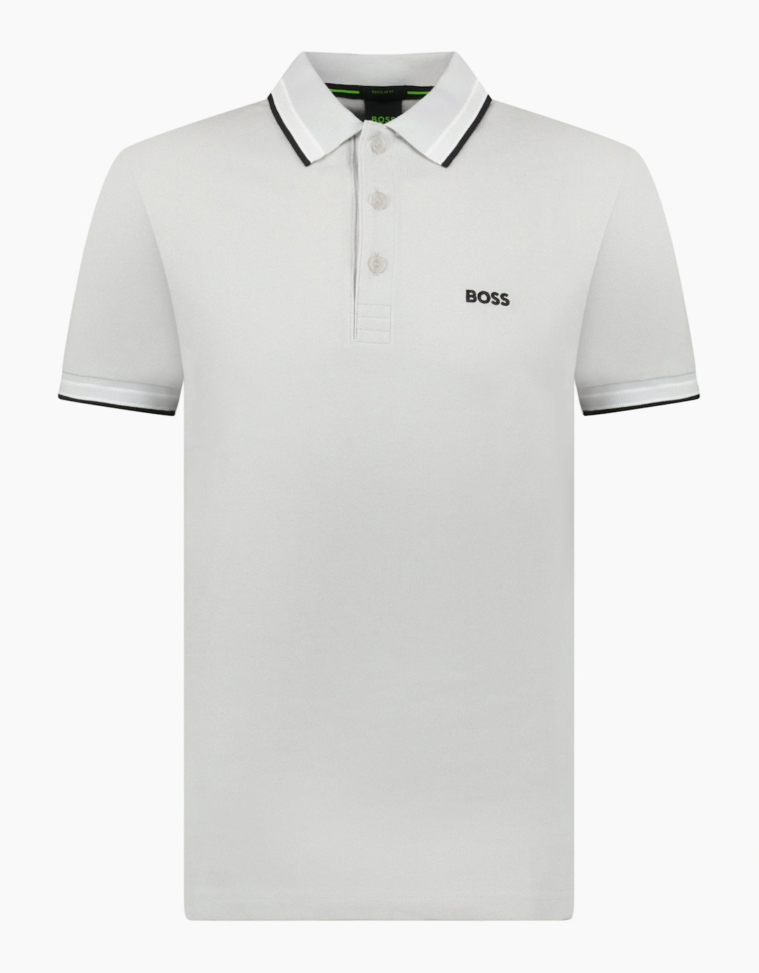 Hugo Boss Men's Grey Boss Paddy Polo Shirt Light  36 S