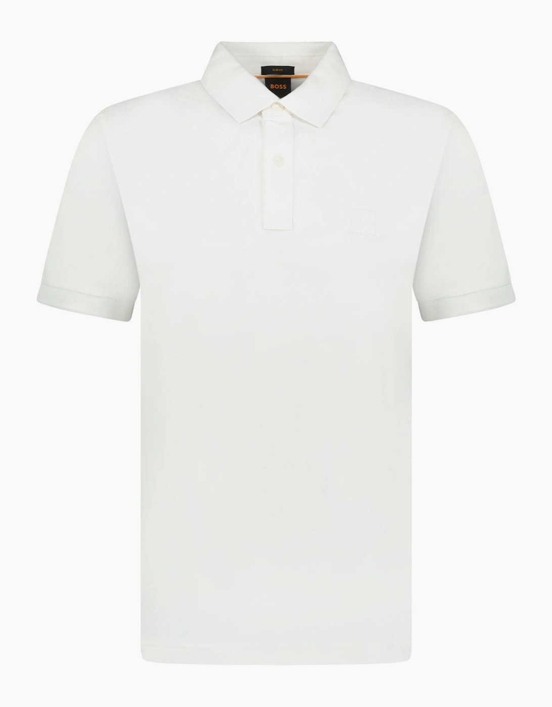Hugo Boss Men's White Passertip Polo T-Shirt In - Size: 38