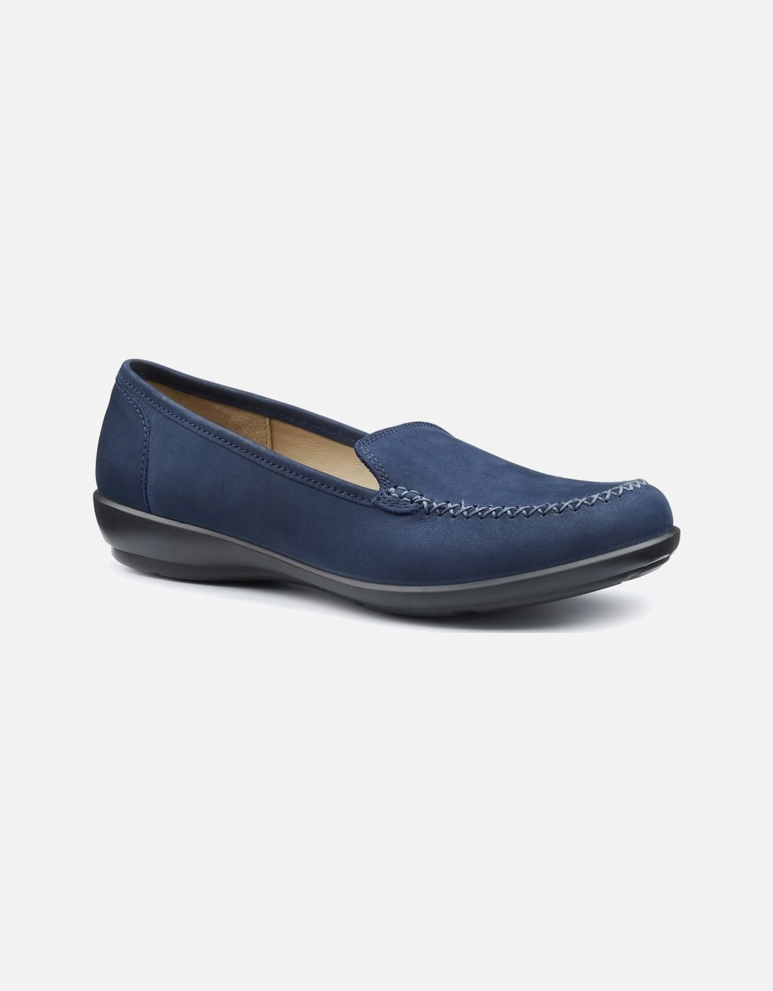 Hotter Women's Navy Jazz Slip On Shoes - Size: 4.5