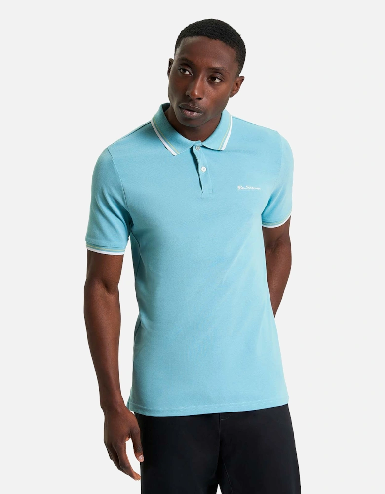 Mens Signature Pique Short Sleeve Polo Shirt