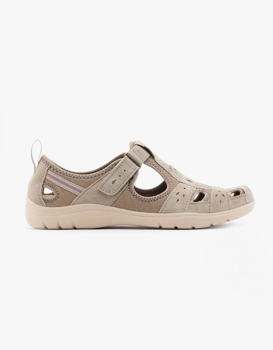 Freespirit Women's Grey Free Spirit Cleveland Casual Shoes Pebble - Size: 3
