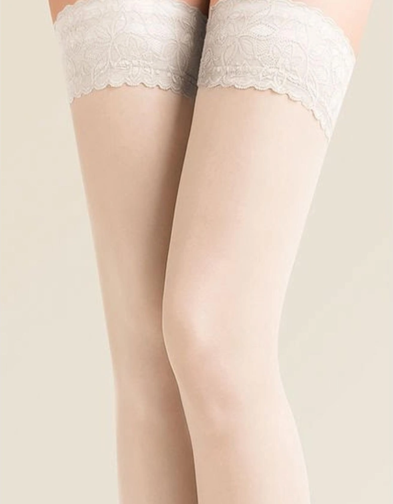 Lace hosiery by Women - White