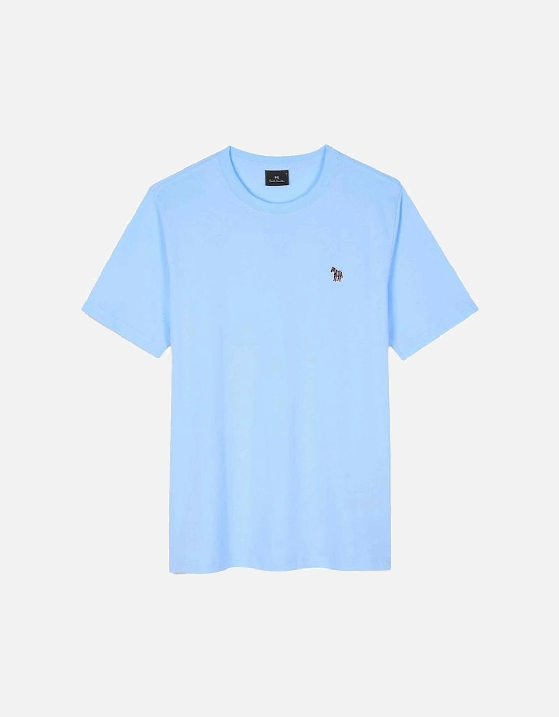 Men's Paul Smith Reg Fit SS T-Shirt Zebra - Light Blue - Size: 36