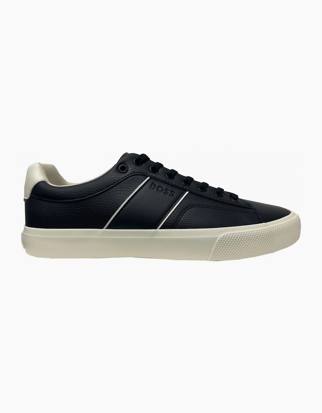 Men's Hugo Boss Men's Black Aiden-Tenn Grltp Trainers - Size: 11