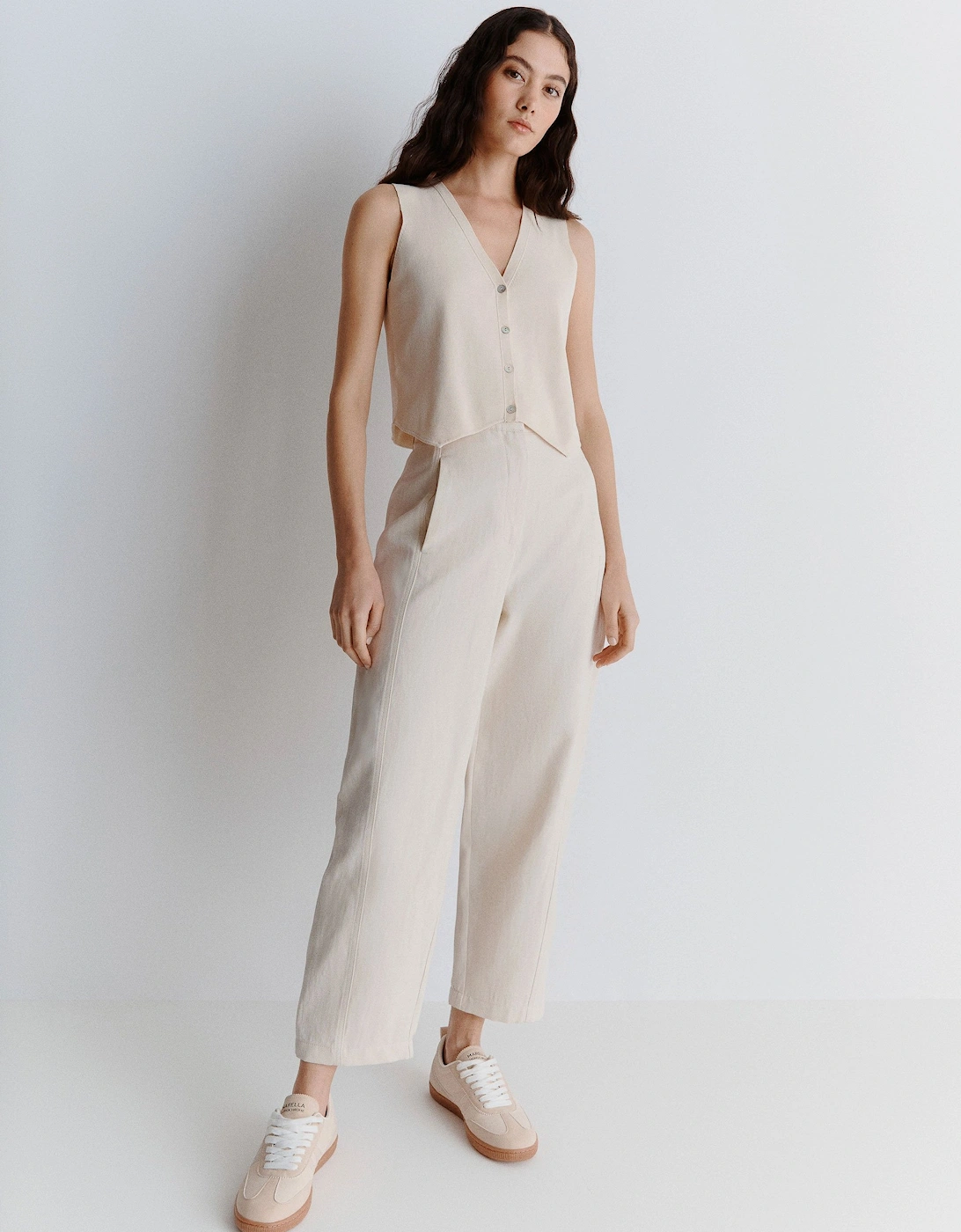 Marella Women's Amato Trouser - Wool White - Size: 10