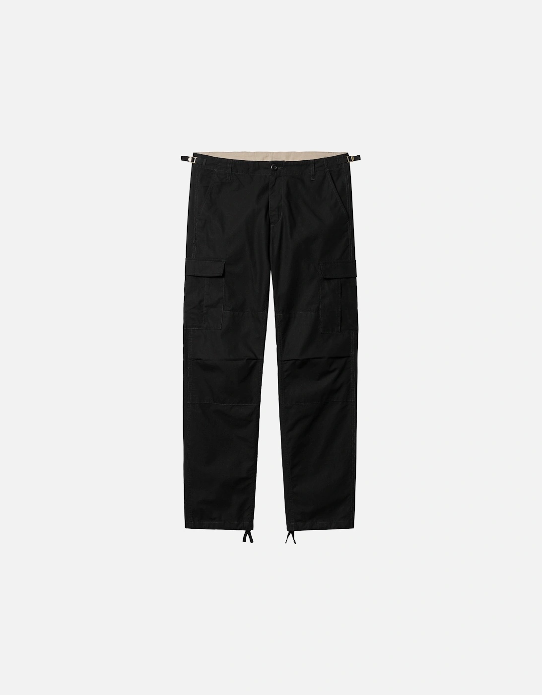Men's Carhartt WIP Aviation Cargo Pants - Black Rinsed - Size: 32X32