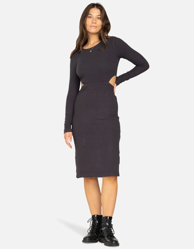 Womens Sunny Day Bodycon Midi Dress