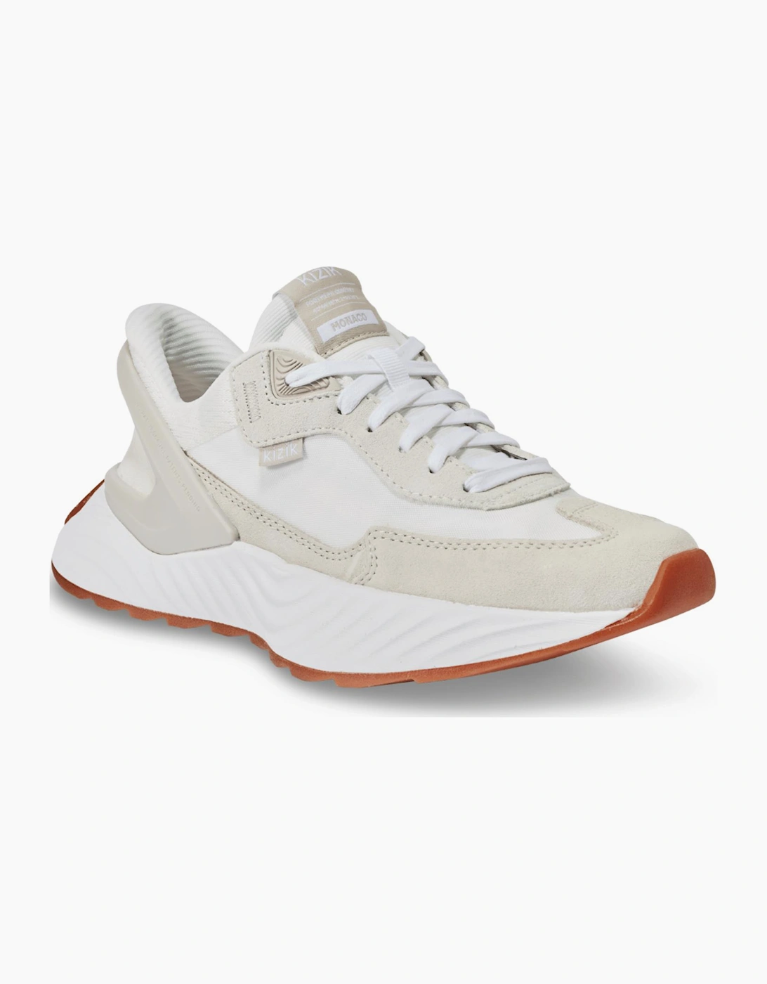 KIZIK Women's Kizik Womens Monaco Slip On Suede Trainers - Tan