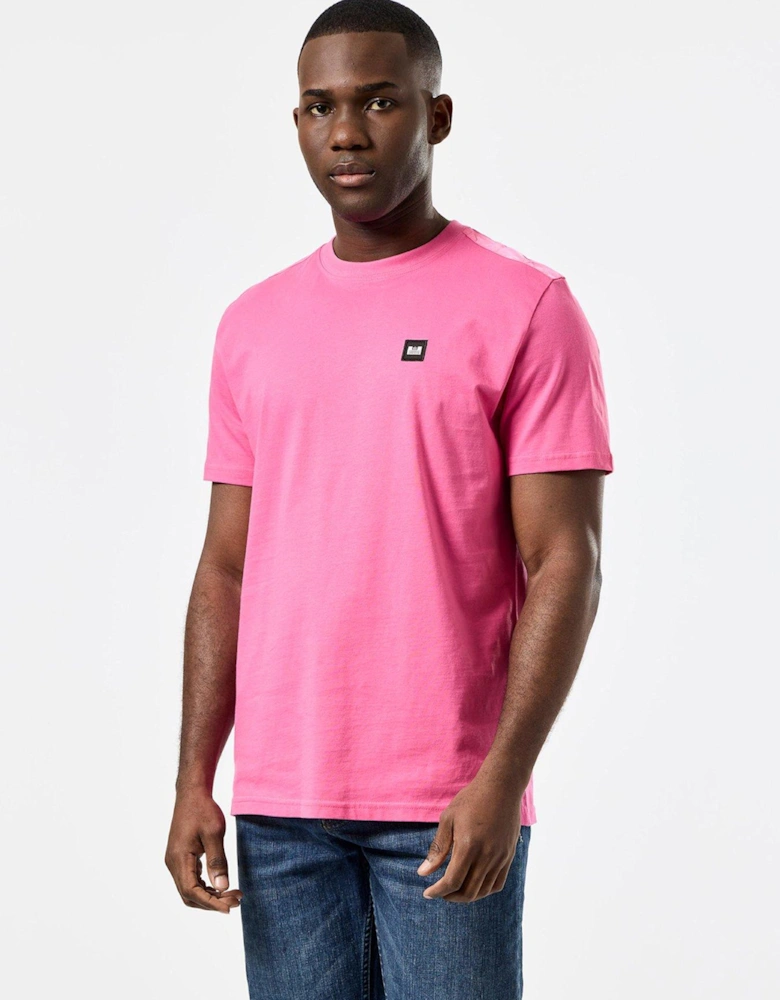 Garcia Classic Shoulder Overlay Tee - Pink