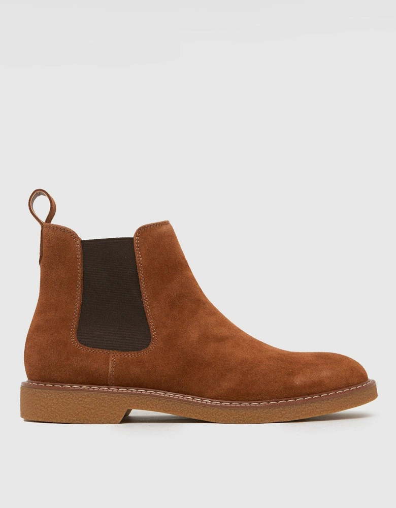 Dawn Suede Chelsea Boots - Brown