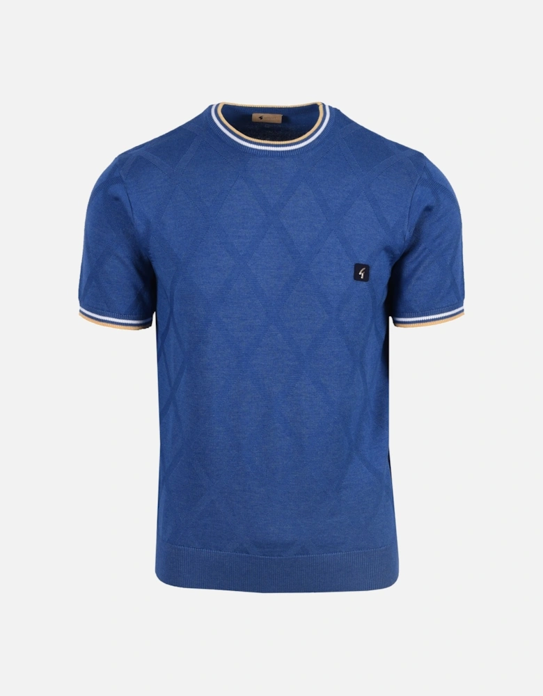 Vintage Santino Knitted T Shirt Sapphire