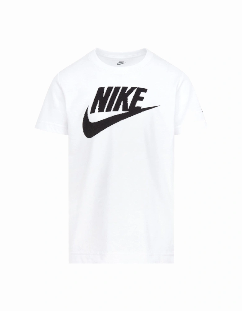 Kids Boys Futura T-shirt S/s - White