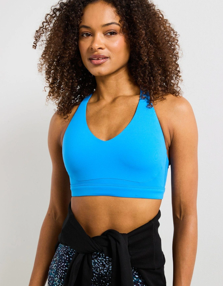 Womens Training Power Pulse Bra - Blue