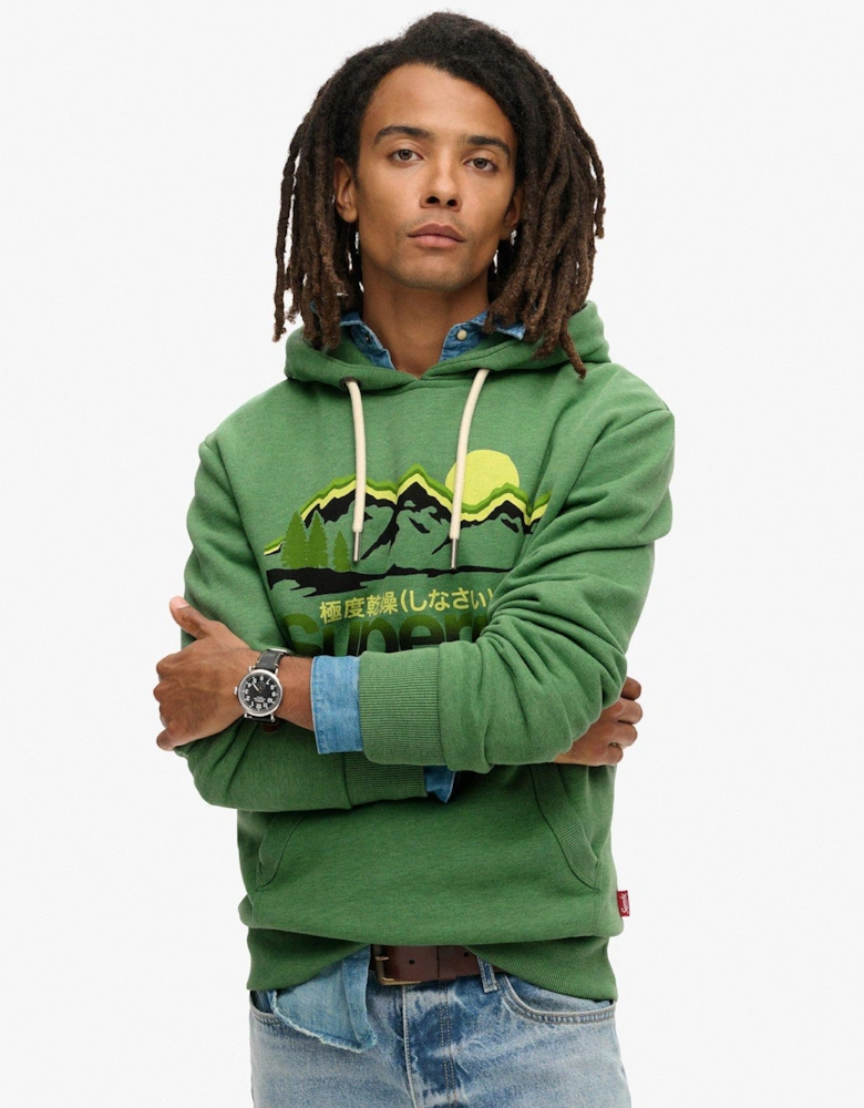 Original Great Outdoors Graphic Hoodie - Green