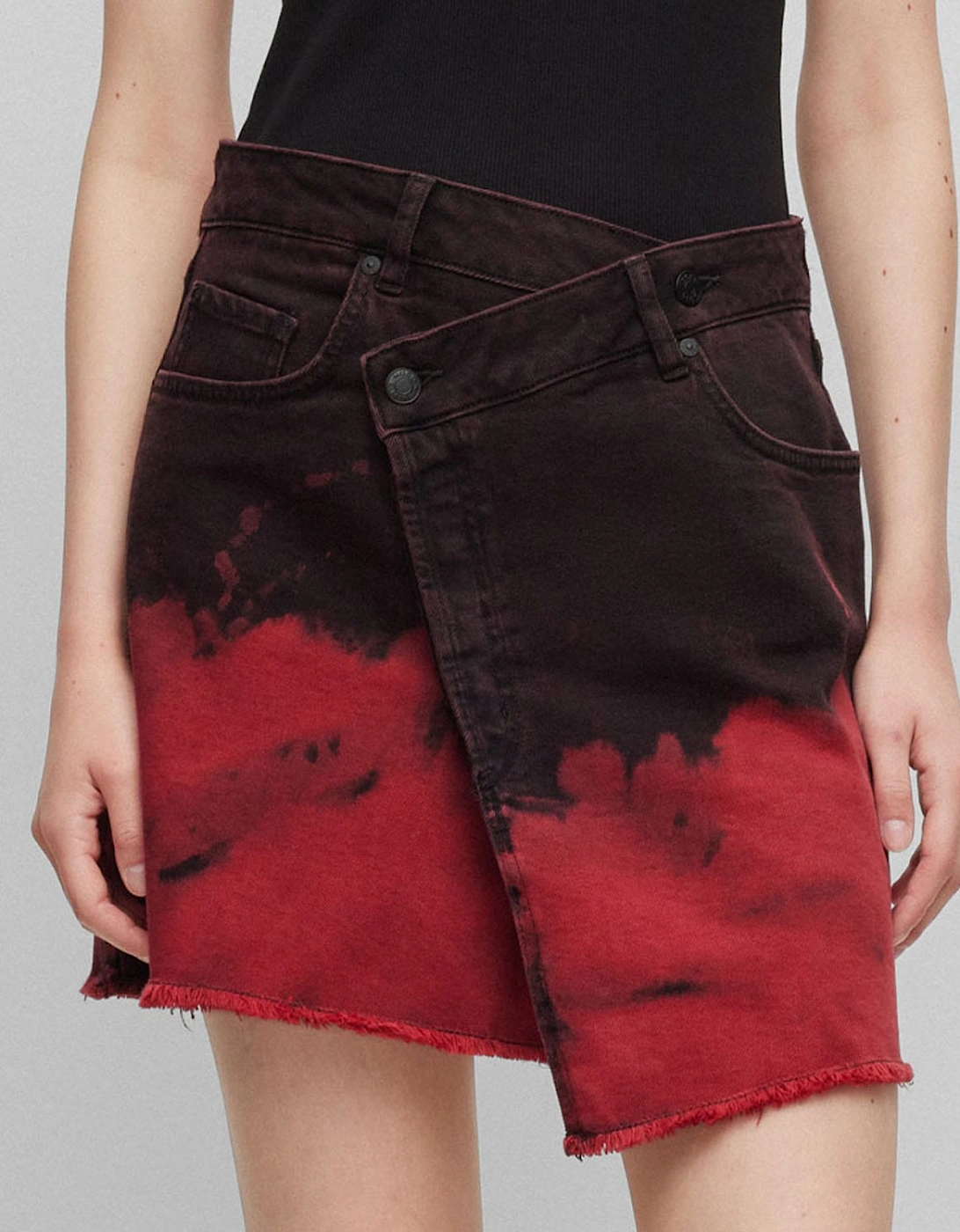 Hugo Boss Women's Giowanna Mini Skirt - Multi/Black - Size: 8