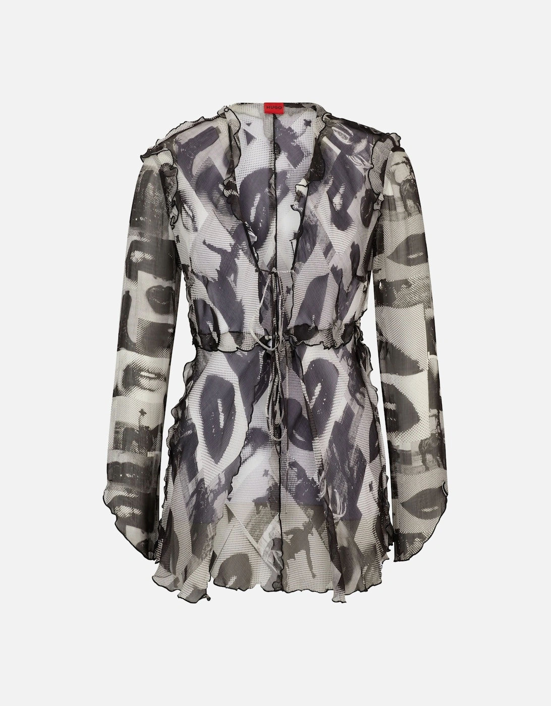 Hugo Boss Women's Etheria Regular-Fit Blouse - Multi - Size: 12