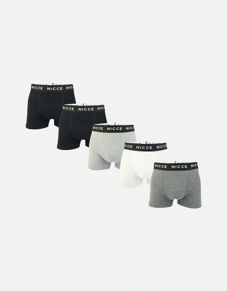 Mens Haunton 5 Pack Boxer Shorts