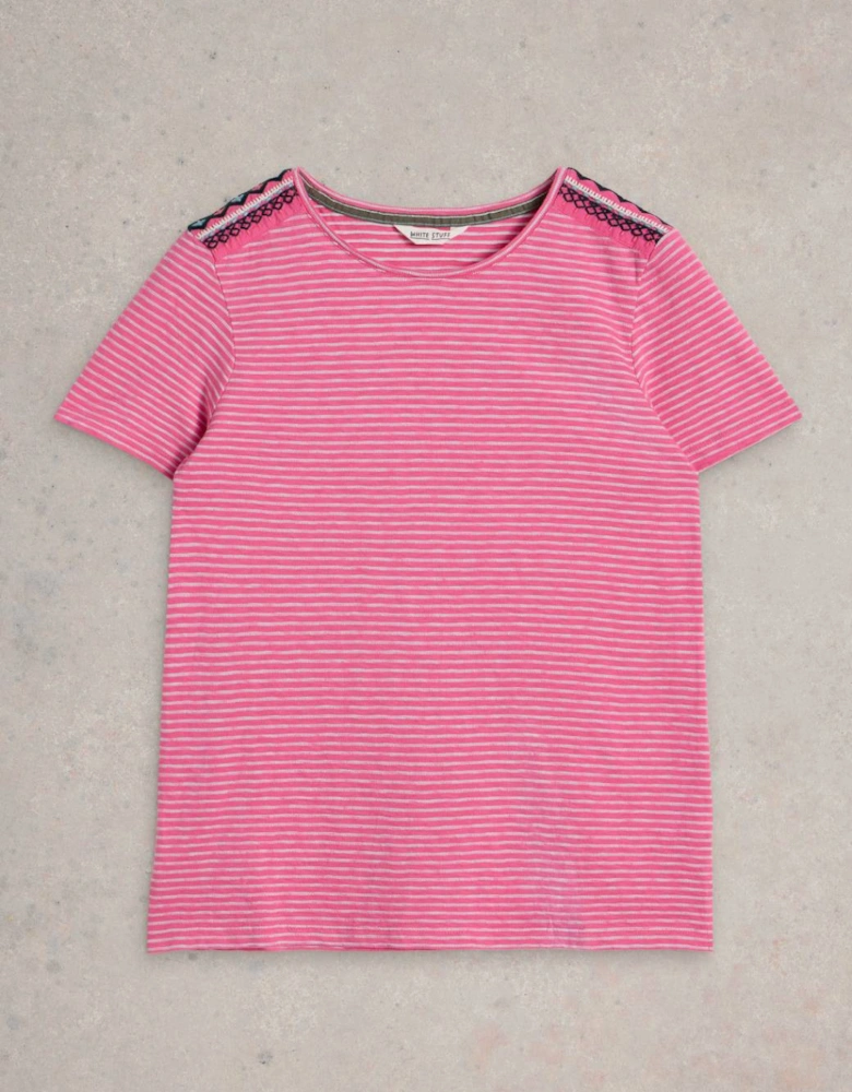 Women's Abbie Tee Regular Pink Multi