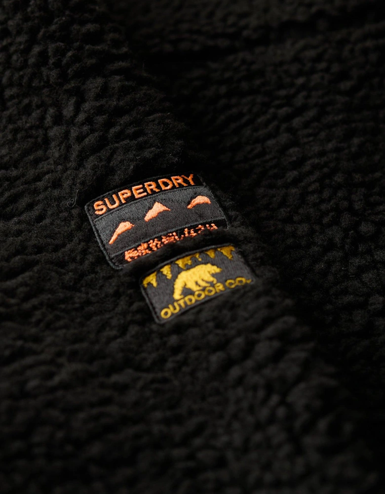 Outdoor Full Zip Fleece - Black