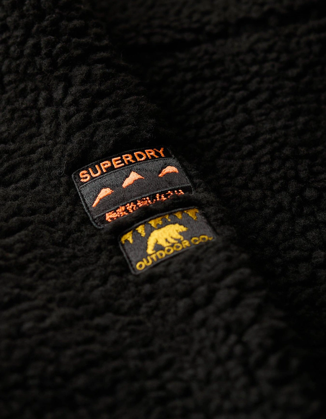 Outdoor Full Zip Fleece - Black