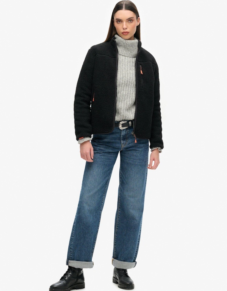 Outdoor Full Zip Fleece - Black